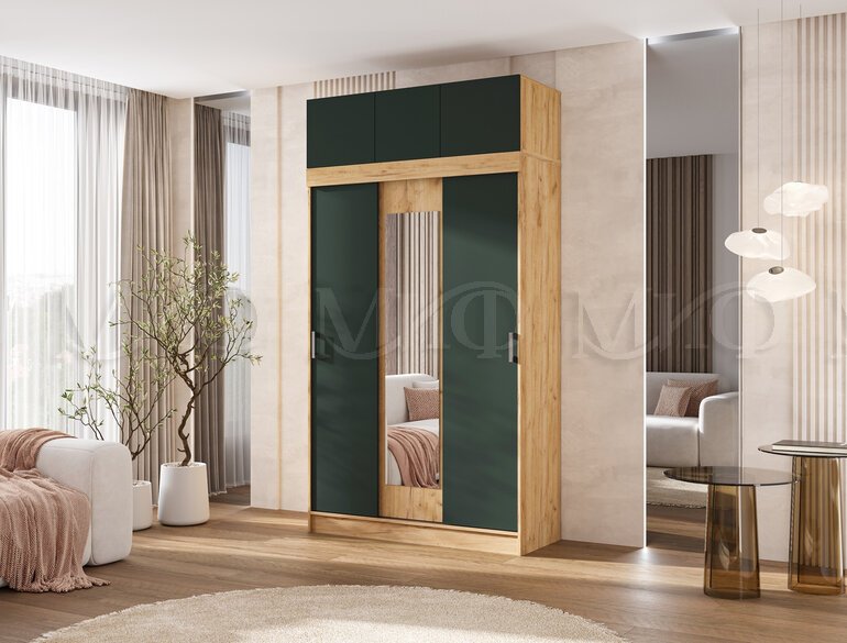 Шкаф-купе + антресоль Бася / Роджина