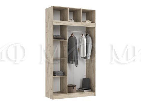 Шкаф-купе + антресоль Бася / Роджина