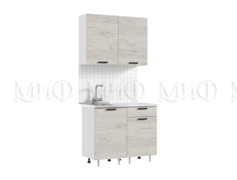 ЛДСП Кухня Рио (490) Крафт Белый
