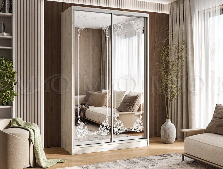 Шкаф-купе Тринити 4 (1,35 м)