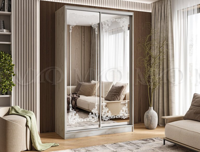 Шкаф-купе Тринити 4 (1,35 м)
