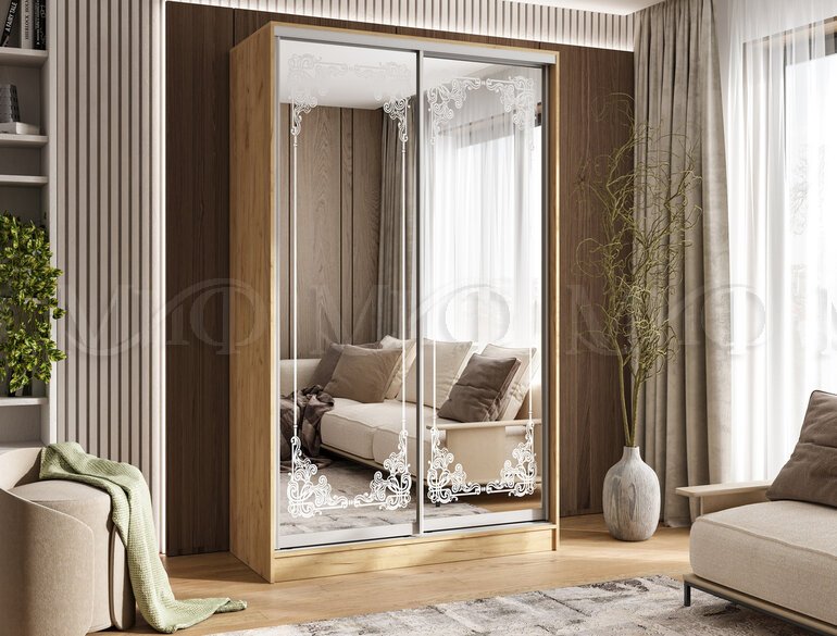 Шкаф-купе Тринити 4 (1,35 м)